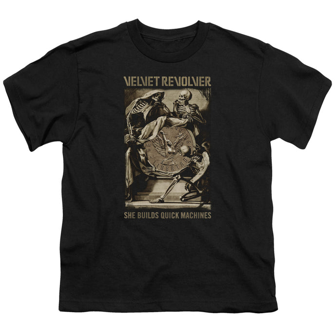 Velvet Revolver Quick Machines Kids Youth T Shirt Black