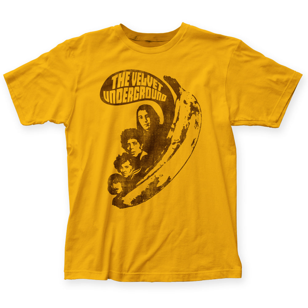 Velvet Underground VU Says Mens T Shirt Yellow