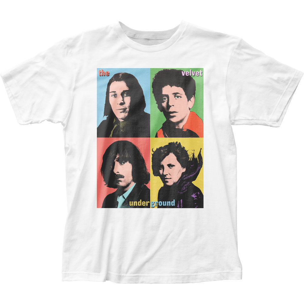 Velvet Underground Pop Art 2 Mens T Shirt White