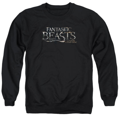 Fantastic Beasts Logo Mens Crewneck Sweatshirt Black