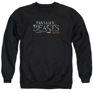 Fantastic Beasts Logo Mens Crewneck Sweatshirt Black