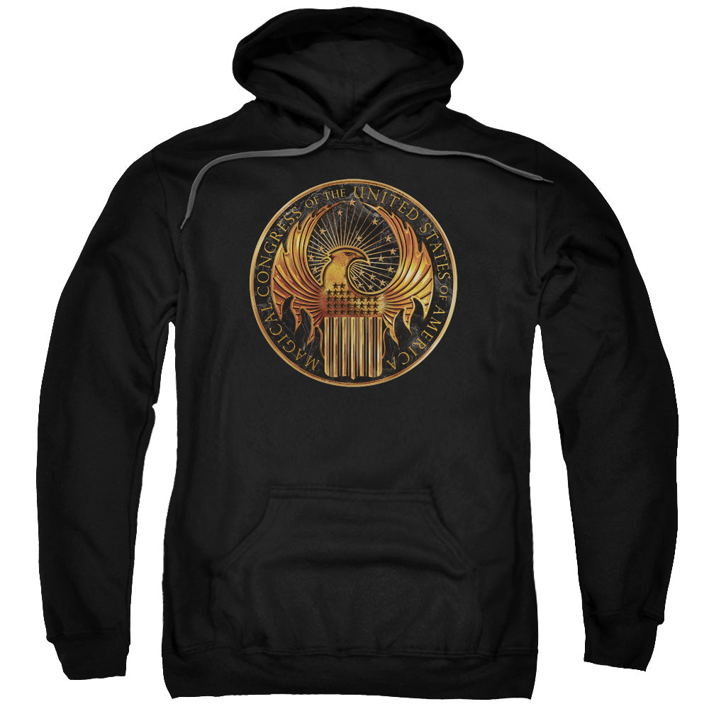 Fantastic Beasts Magical Congress Crest Mens Hoodie Black