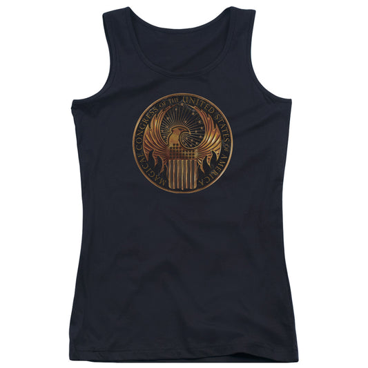 Fantastic Beasts Magical Congress Crest Womens Tank Top Shirt Black