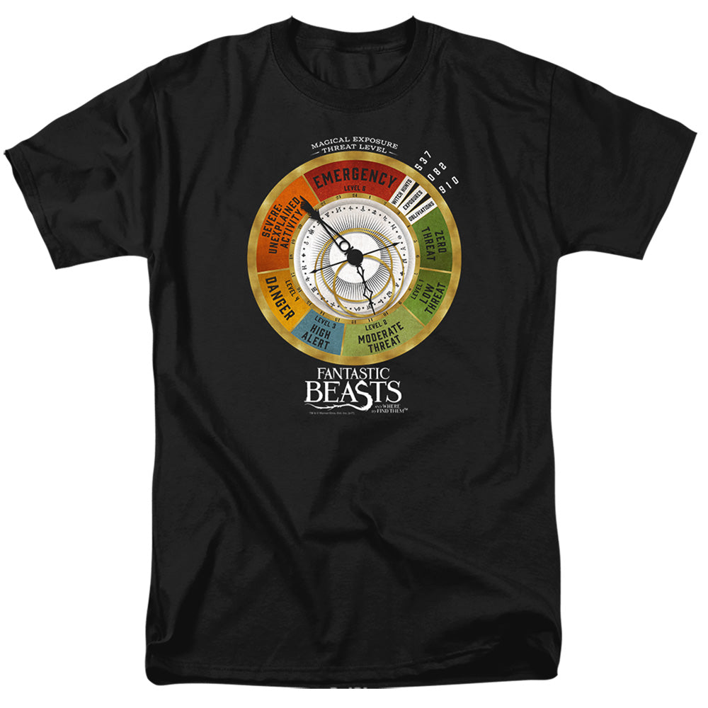 Fantastic Beasts Threat Gauge Mens T Shirt Black