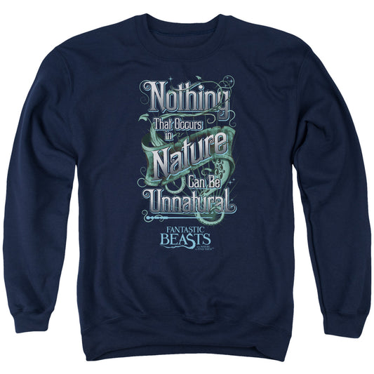 Fantastic Beasts Unnatural Mens Crewneck Sweatshirt Navy Blue