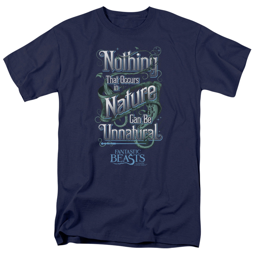 Fantastic Beasts Unnatural Mens T Shirt Navy Blue