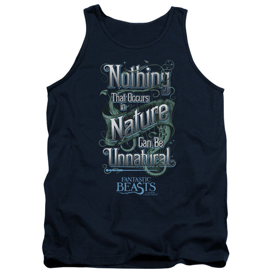 Fantastic Beasts Unnatural Mens Tank Top Shirt Navy Blue