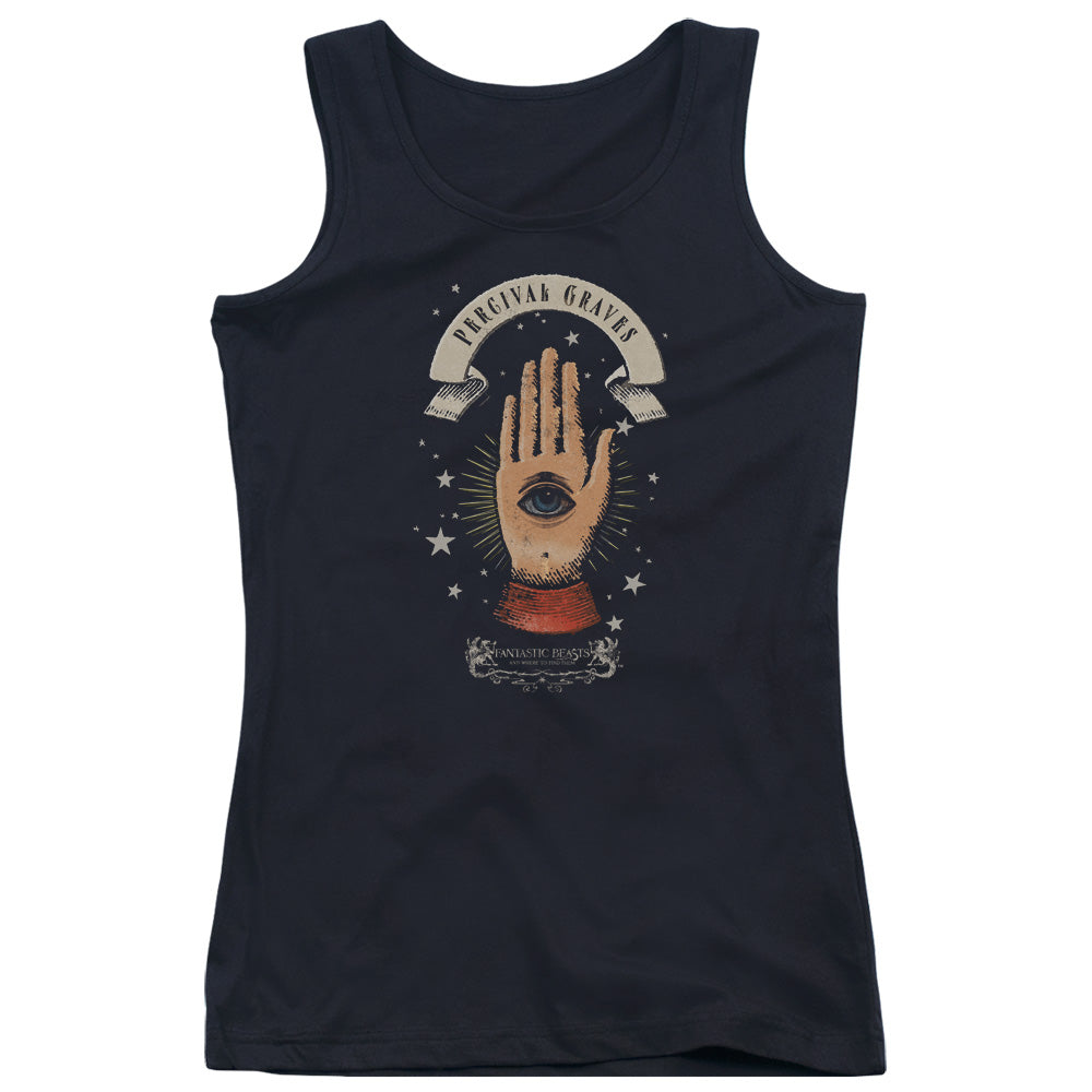 Fantastic Beasts Percival Graves Womens Tank Top Shirt Black