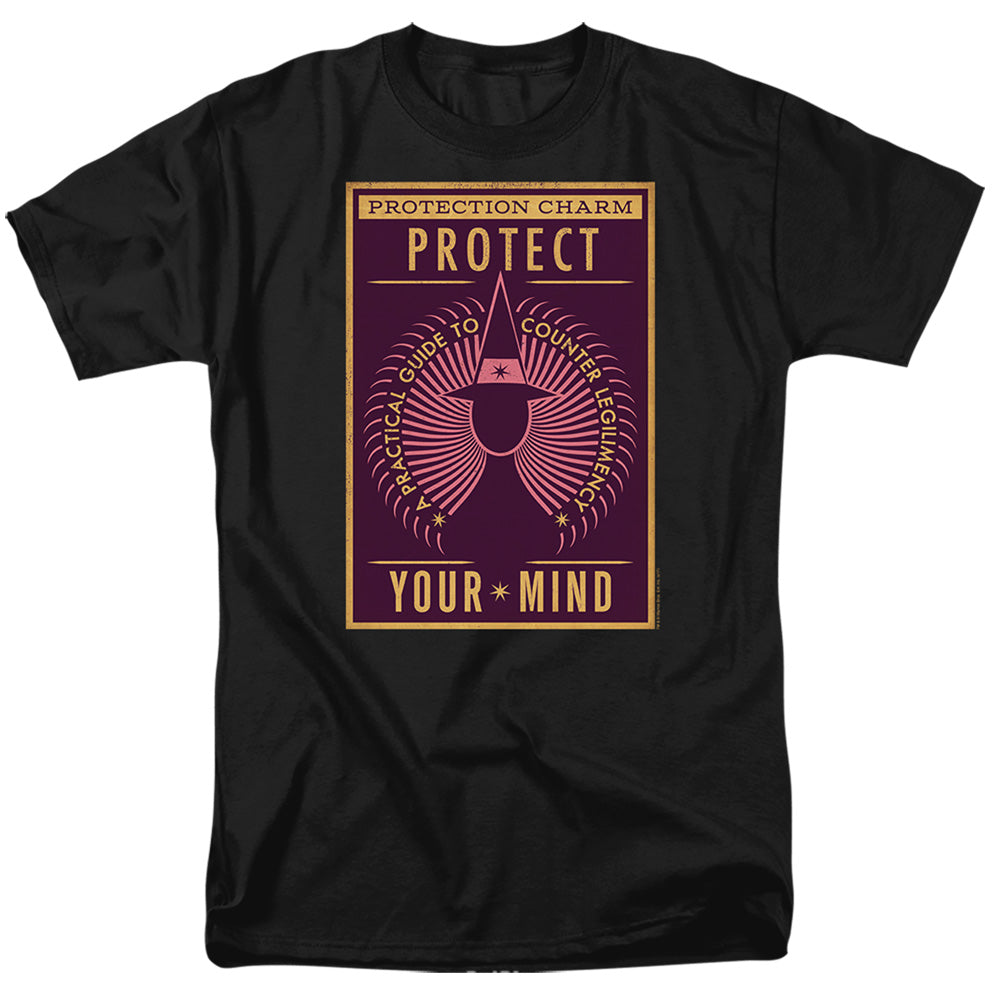 Fantastic Beasts Protect Your Mind Mens T Shirt Black