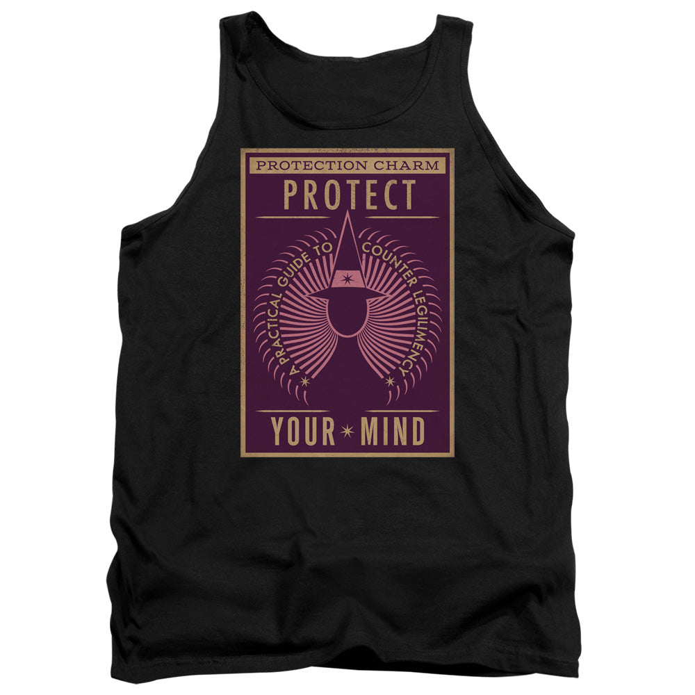 Fantastic Beasts Protect Your Mind Mens Tank Top Shirt Black