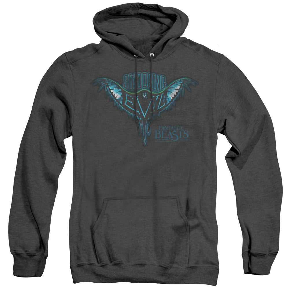 Fantastic Beasts Swooping Evil Heather Mens Hoodie Black