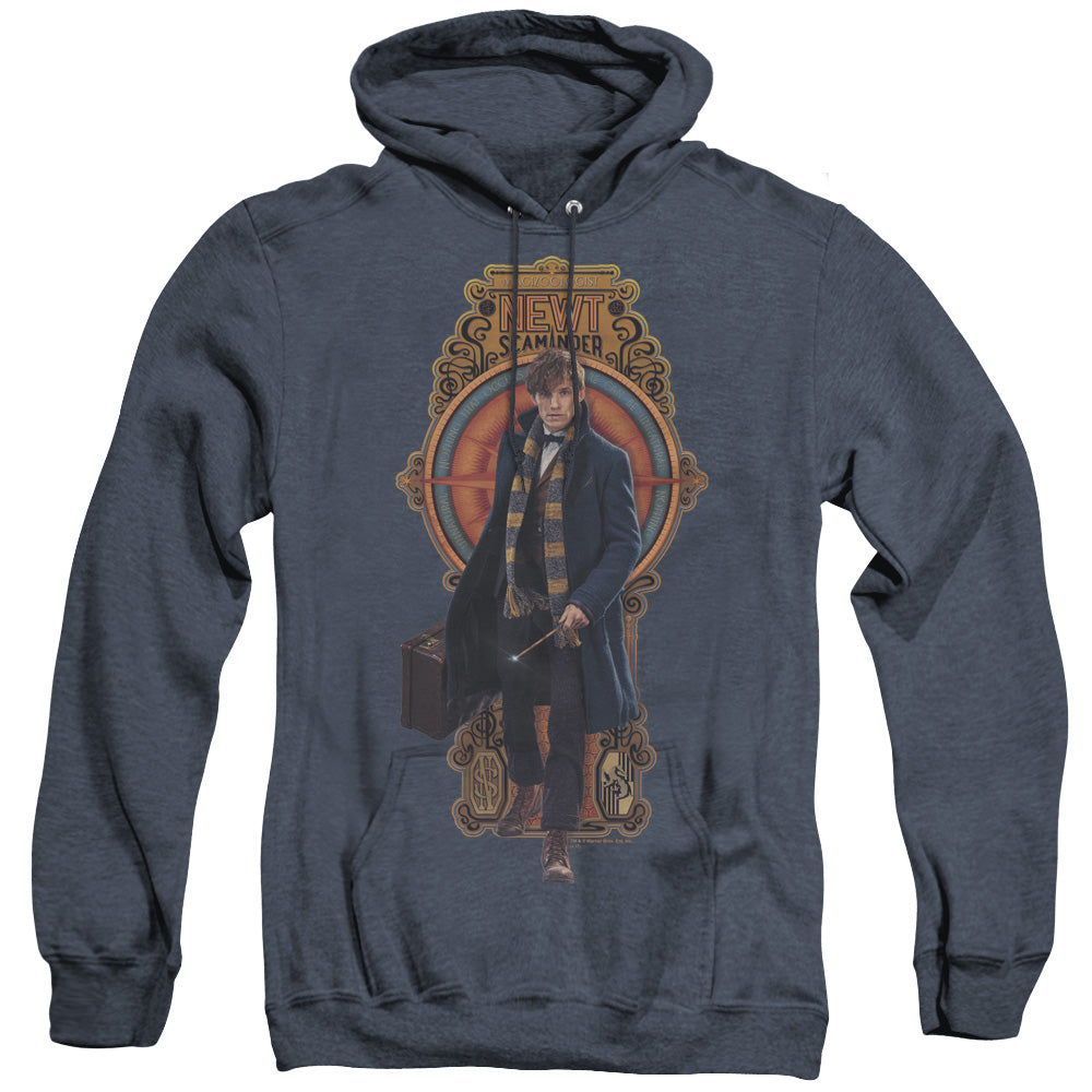 Fantastic Beasts Newt Scamander Heather Mens Hoodie Navy Blue