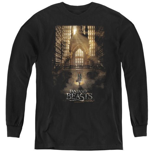 Fantastic Beasts Poster Long Sleeve Kids Youth T Shirt Black