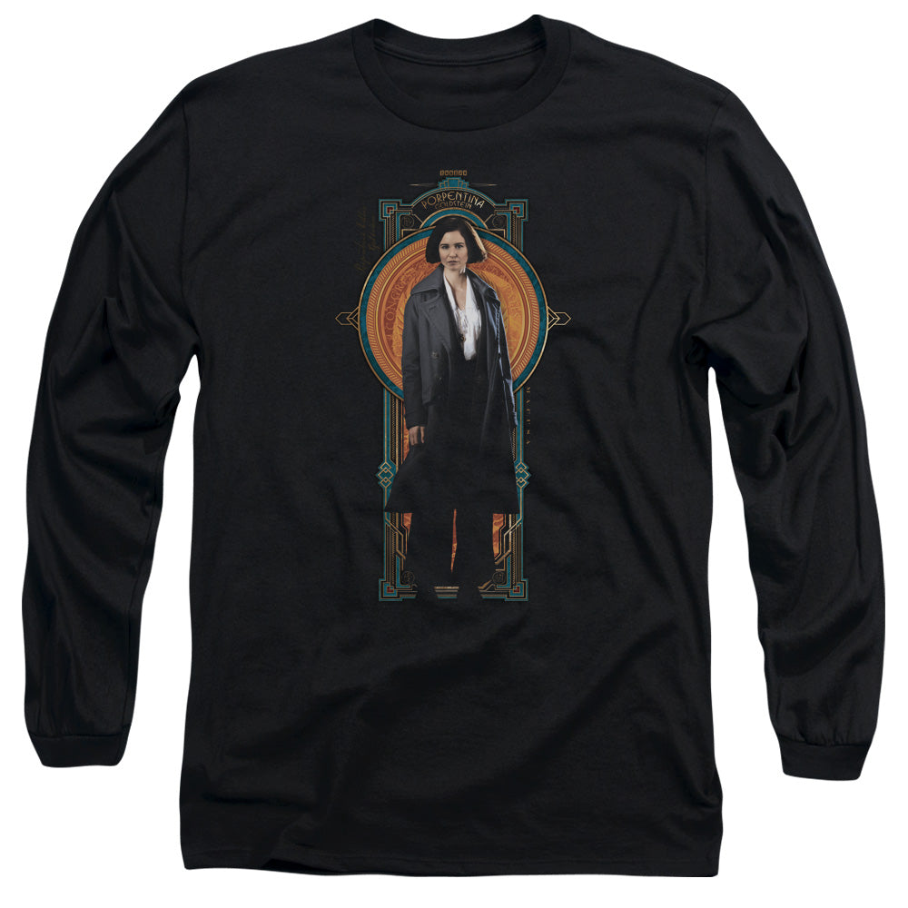 Fantastic Beasts Porpentina Goldstein Mens Long Sleeve Shirt Black