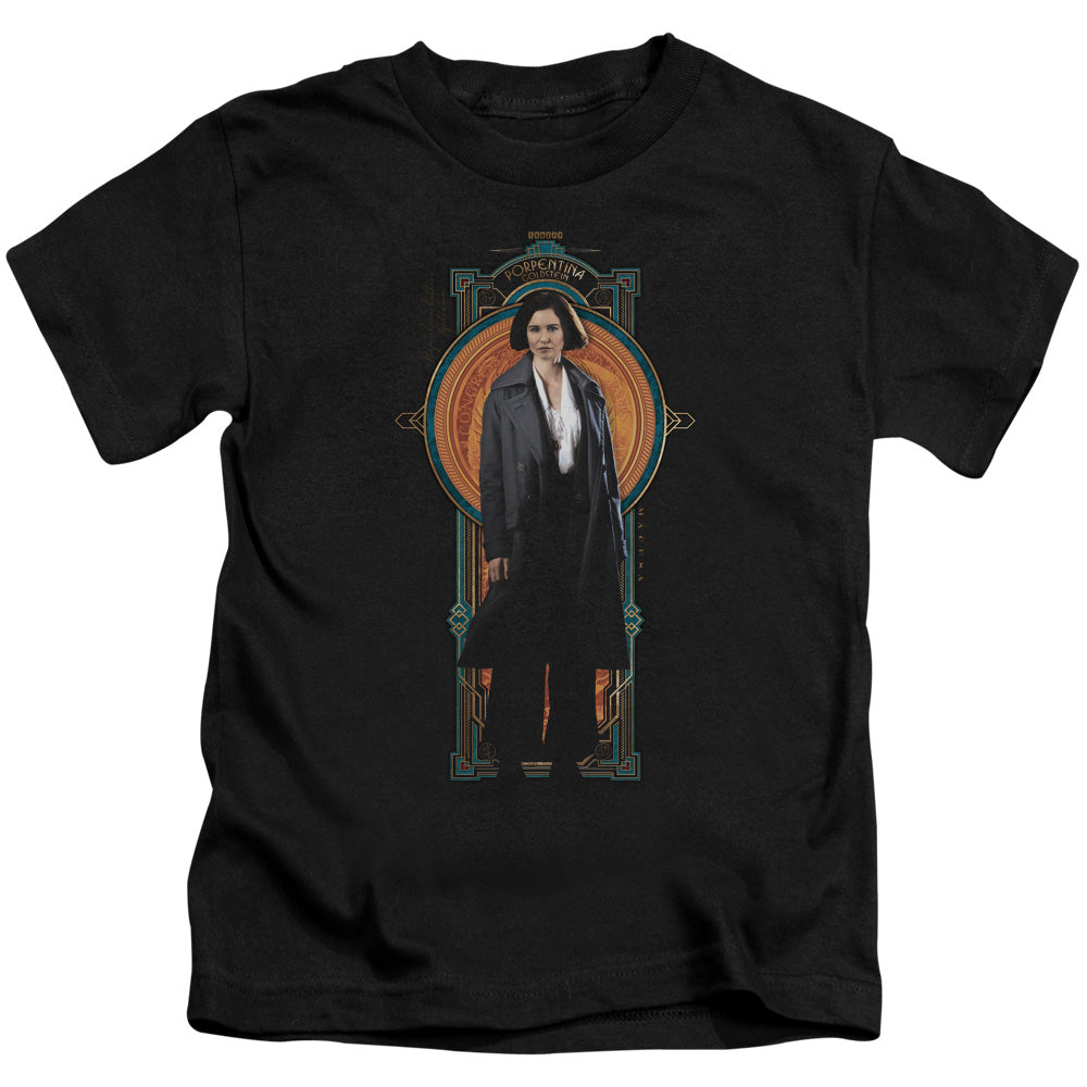 Fantastic Beasts Porpentina Goldstein Juvenile Kids Youth T Shirt Black