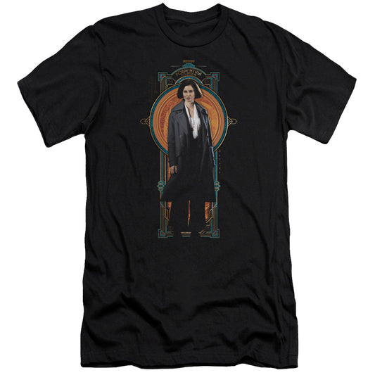 Fantastic Beasts Porpentina Goldstein Premium Bella Canvas Slim Fit Mens T Shirt Black