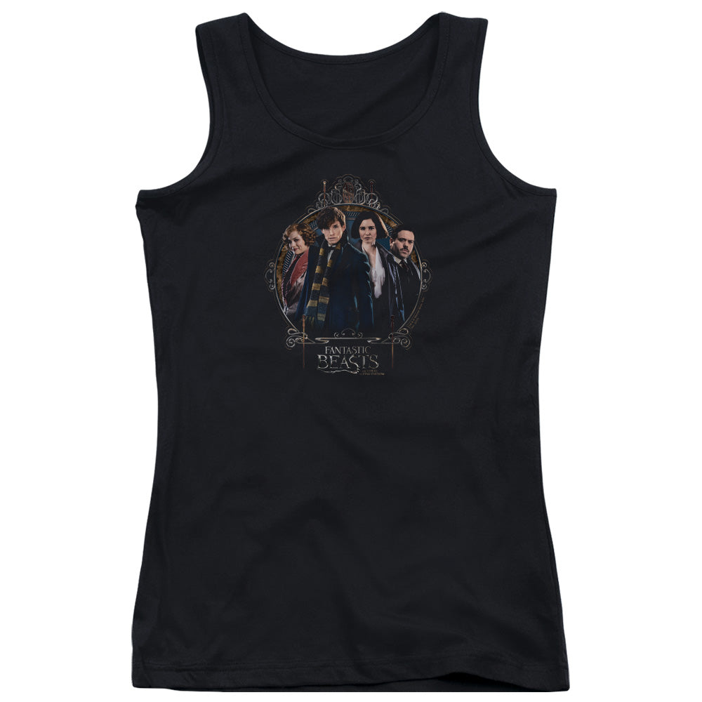 Fantastic Beasts Group Portrait Womens Tank Top Shirt Black