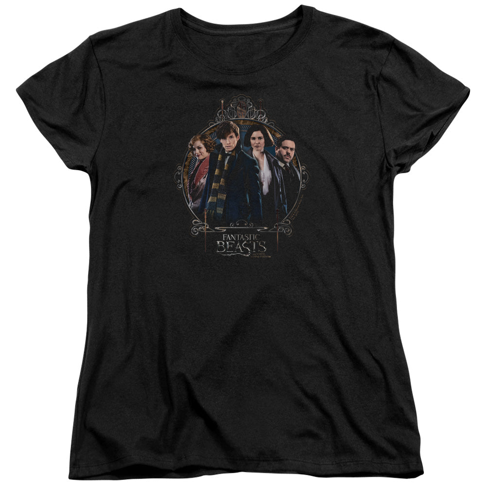 Fantastic Beasts Group Portrait Womens T Shirt Black