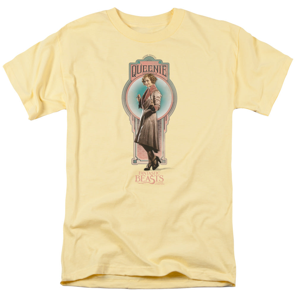 Fantastic Beasts Queenie Mens T Shirt Yellow