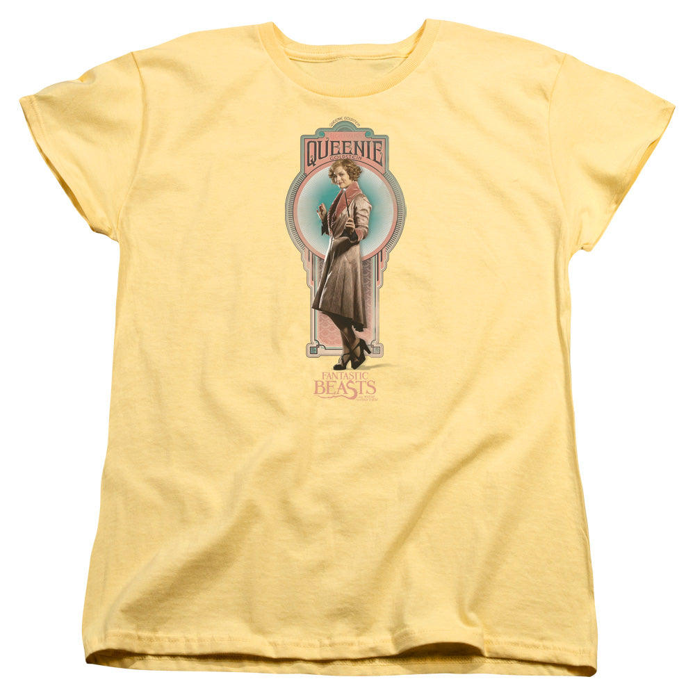 Fantastic Beasts Queenie Womens T Shirt Yellow