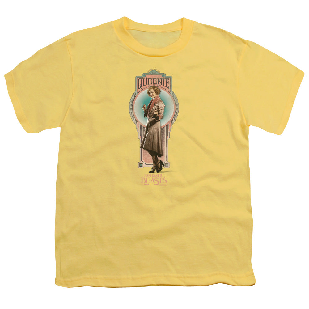 Fantastic Beasts Queenie Kids Youth T Shirt Yellow