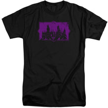 Load image into Gallery viewer, Fantastic Beasts 2 Hogwarts Silhouette Mens Tall T Shirt Black