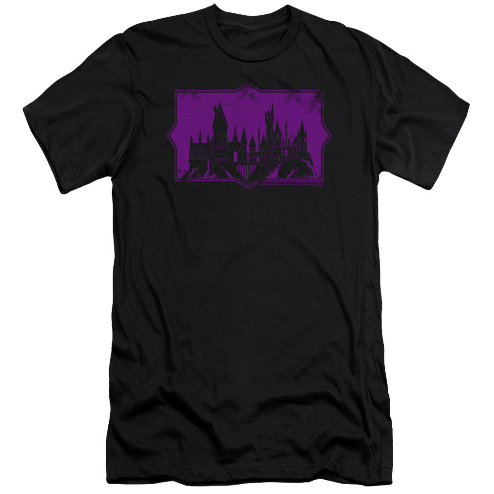 Fantastic Beasts 2 Hogwarts Silhouette Slim Fit Mens T Shirt Black