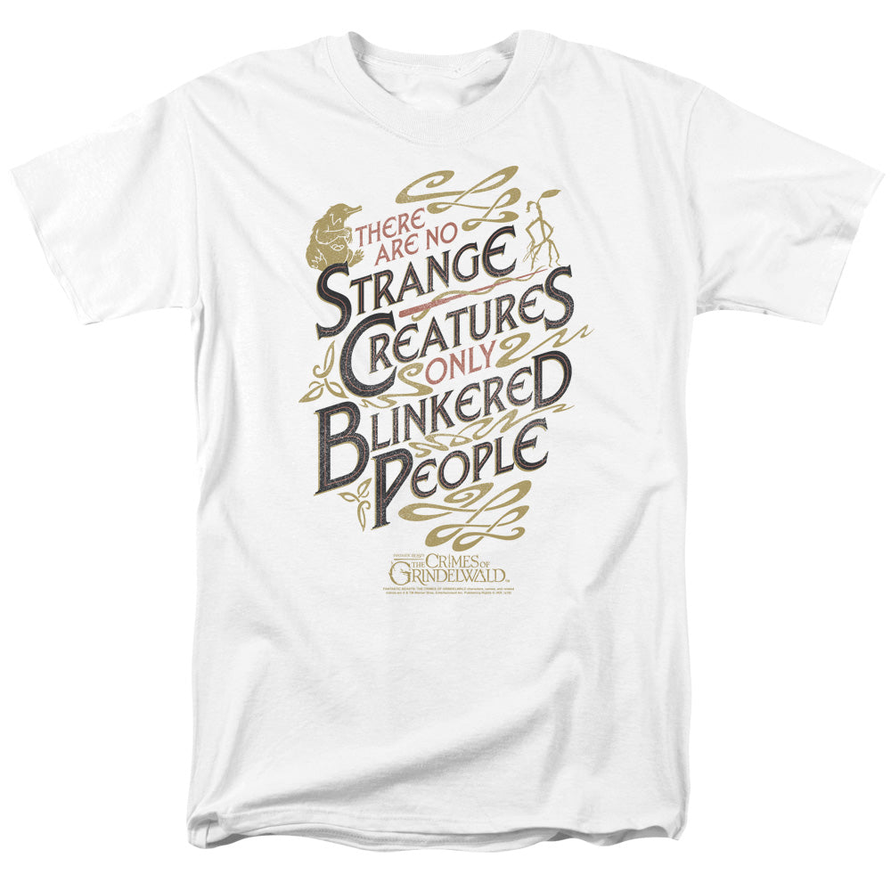 Fantastic Beasts 2 Blinkered People Mens T Shirt White