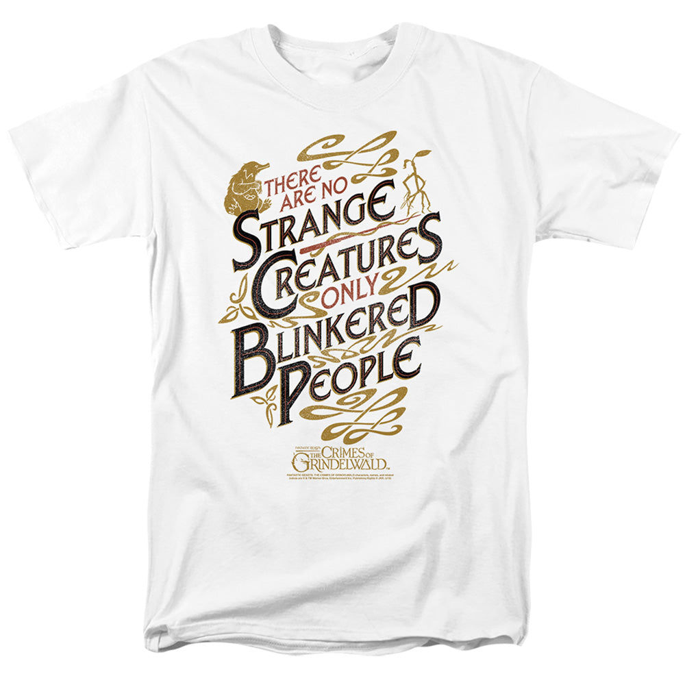 Fantastic Beasts 2 Blinkered People Mens T Shirt White