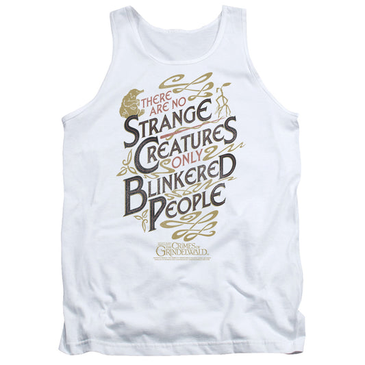 Fantastic Beasts 2 Blinkered People Mens Tank Top Shirt White