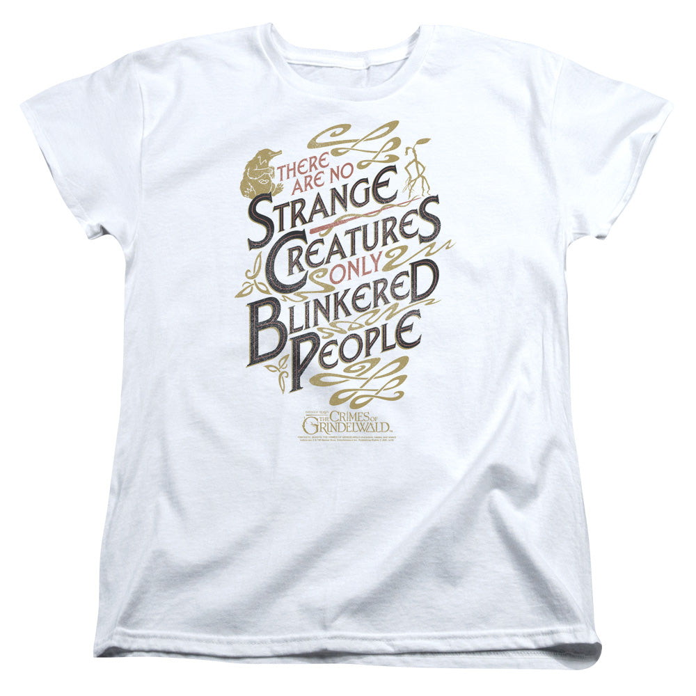 Fantastic Beasts 2 Blinkered People Womens T Shirt White