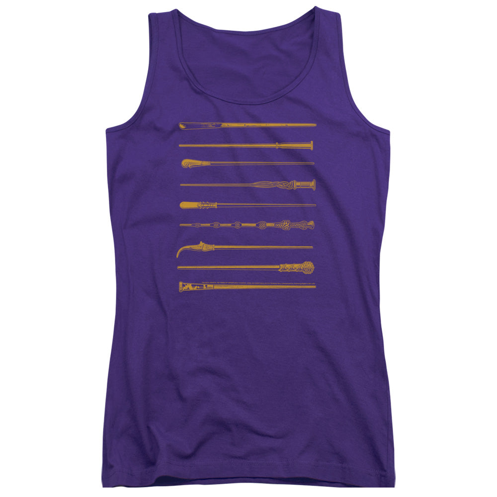 Fantastic Beasts 2 Wands Womens Tank Top Shirt Purple