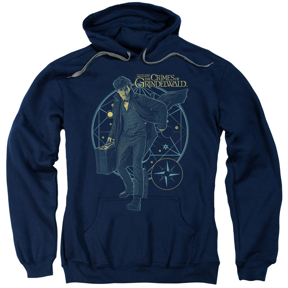 Fantastic Beasts 2 Suitcase Mens Hoodie Navy Blue