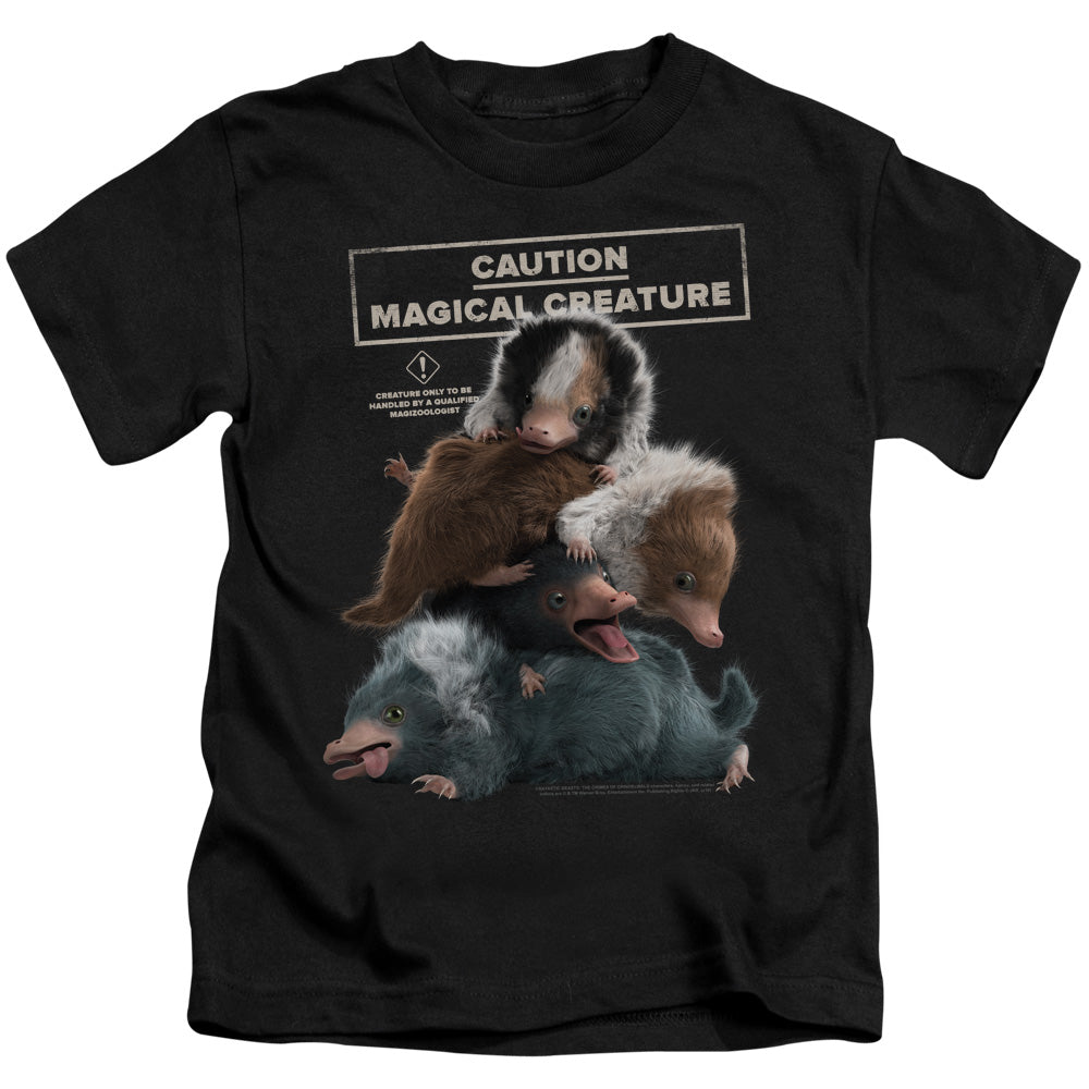 Fantastic Beasts 2 Cuddle Puddle Juvenile Kids Youth T Shirt Black