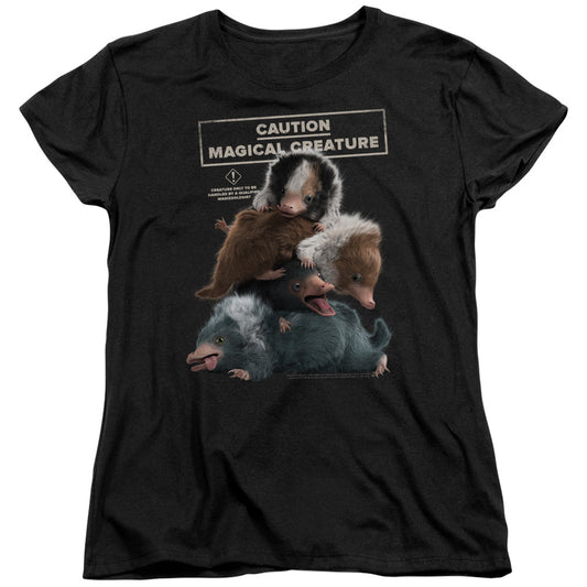 Fantastic Beasts 2 Cuddle Puddle Womens T Shirt Black