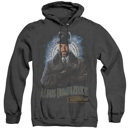 Fantastic Beasts 2 Dumbledore Mens Heather Hoodie Black