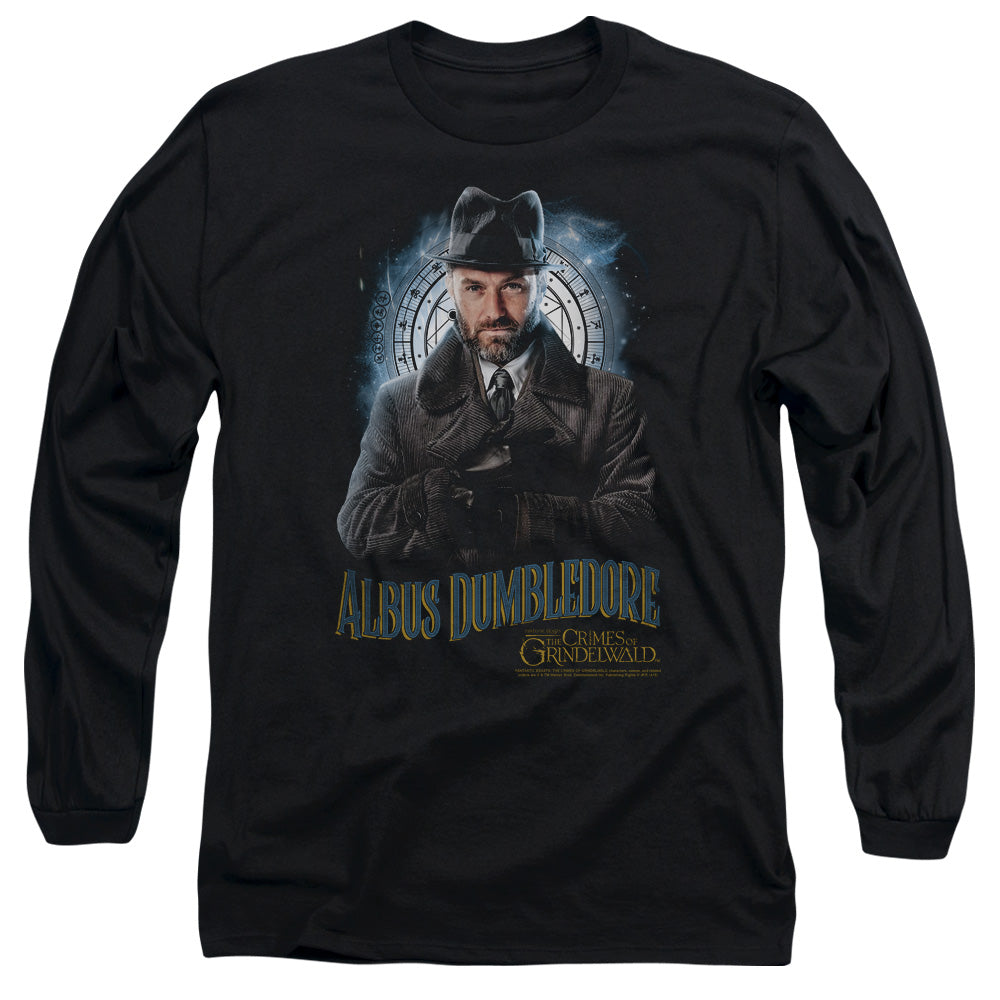 Fantastic Beasts 2 Dumbledore Mens Long Sleeve Shirt Black