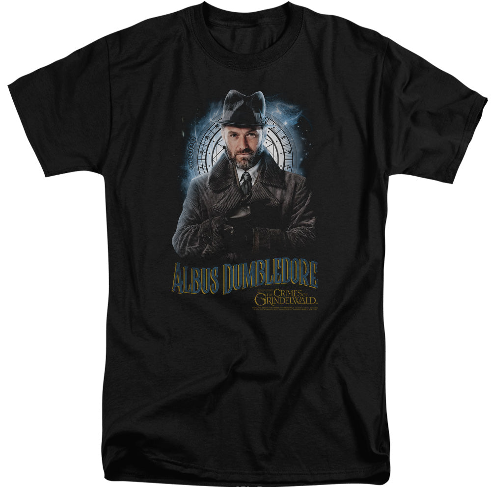 Fantastic Beasts 2 Dumbledore Mens Tall T Shirt Black