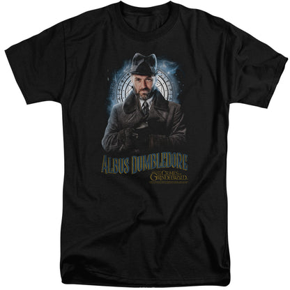 Fantastic Beasts 2 Dumbledore Mens Tall T Shirt Black