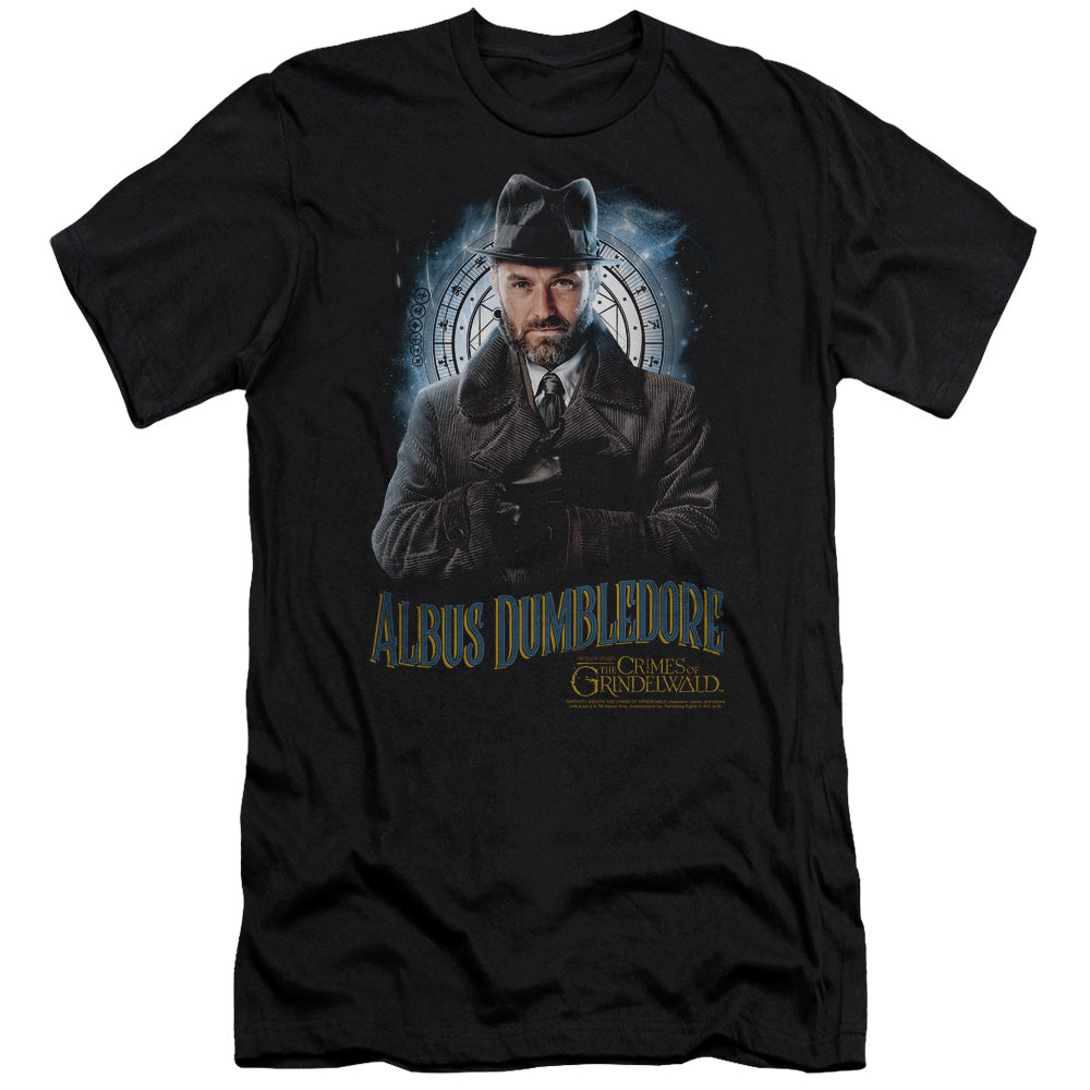 Fantastic Beasts 2 Dumbledore Premium Bella Canvas Slim Fit Mens T Shirt Black