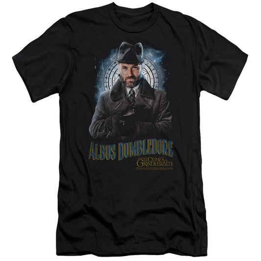 Fantastic Beasts 2 Dumbledore Slim Fit Mens T Shirt Black