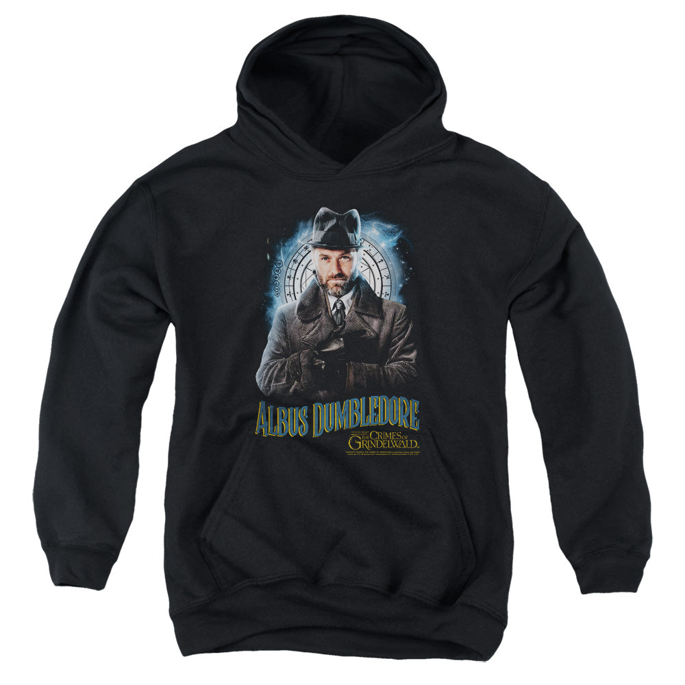 Fantastic Beasts 2 Dumbledore Kids Youth Hoodie Black