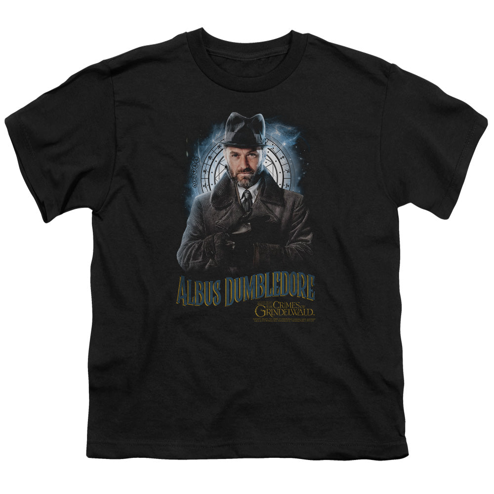 Fantastic Beasts 2 Dumbledore Kids Youth T Shirt Black