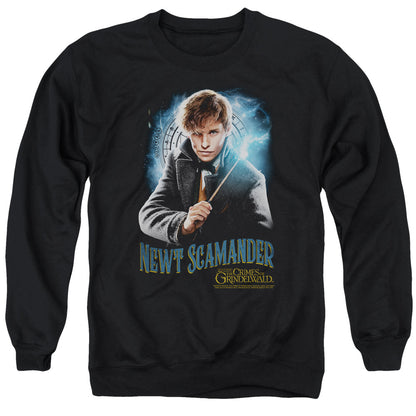 Fantastic Beasts 2 Scamander Monogram Mens Crewneck Sweatshirt Black