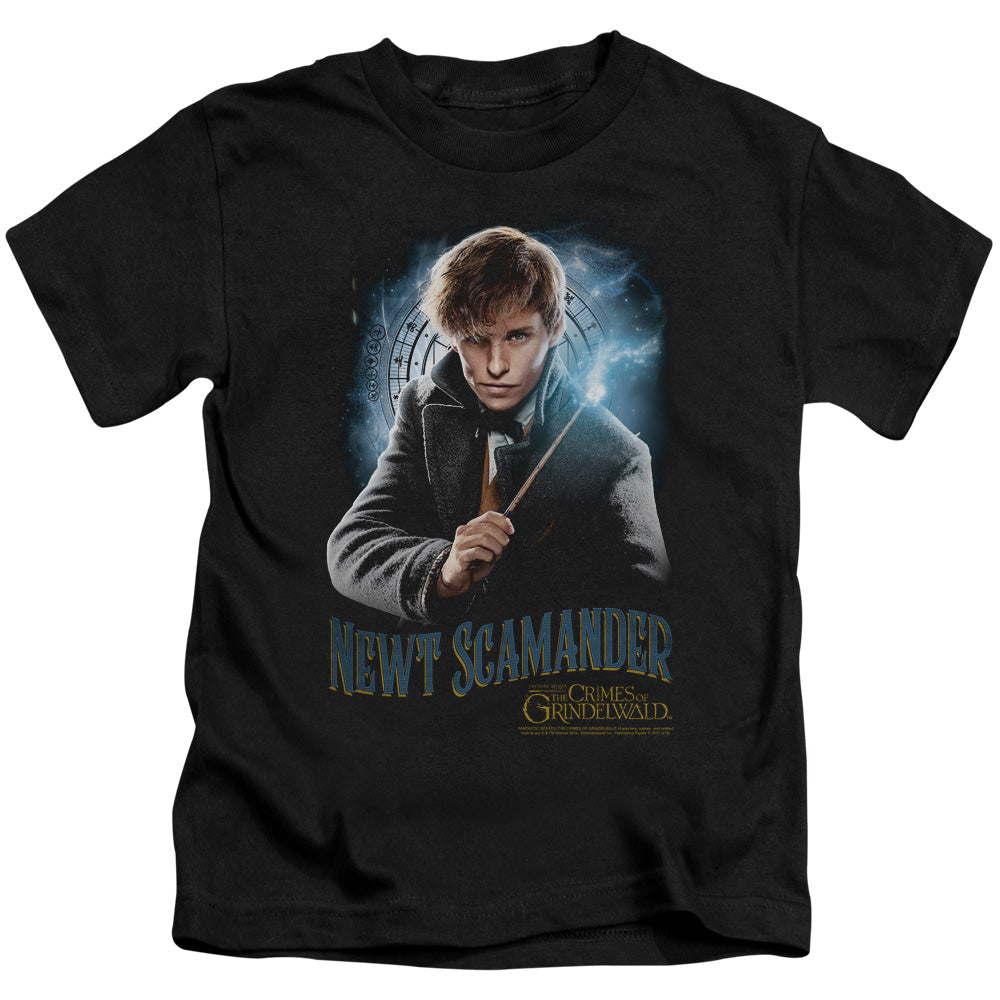 Fantastic Beasts 2 Scamander Monogram Juvenile Kids Youth T Shirt Black