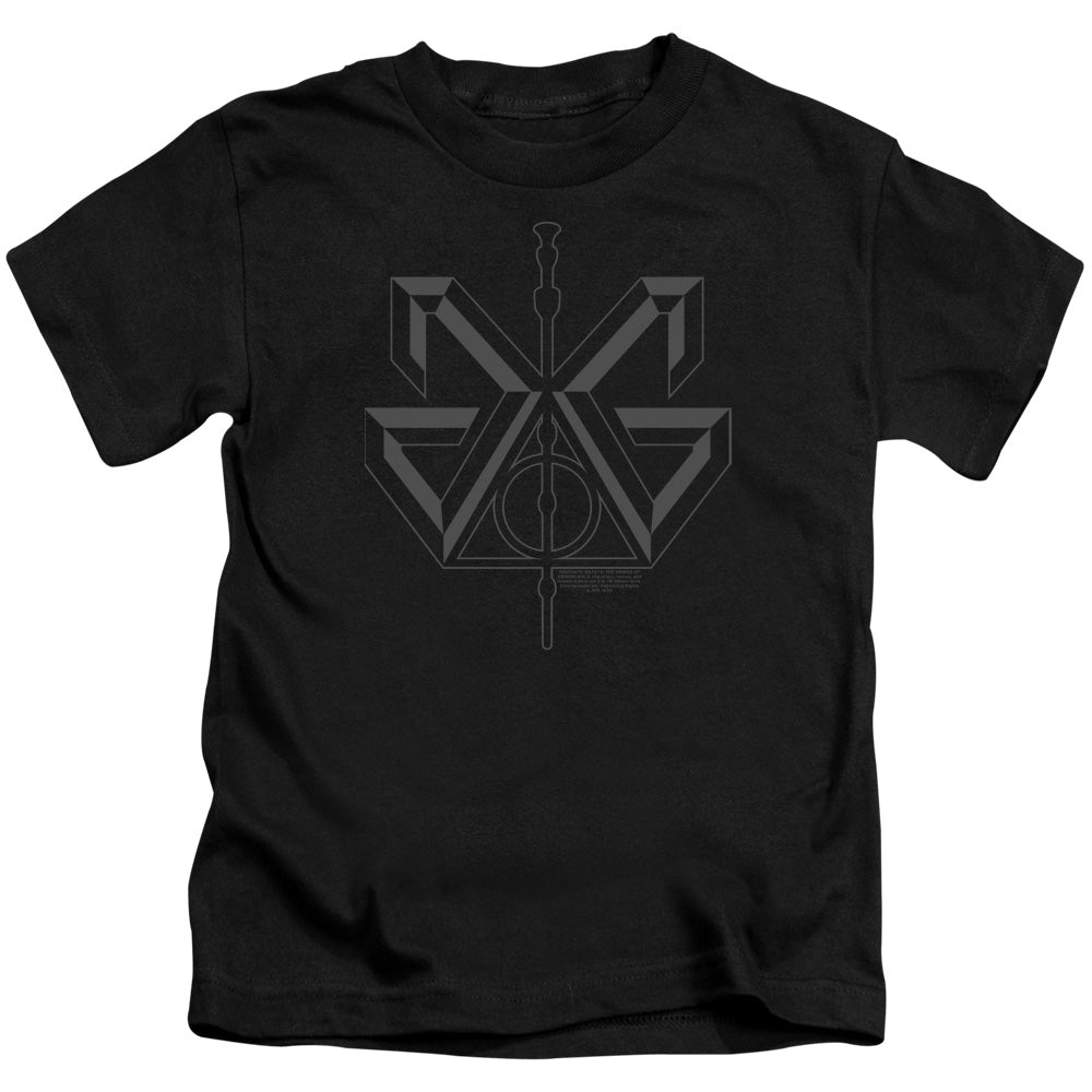 Fantastic Beasts 2 Grindelwald Sigil Juvenile Kids Youth T Shirt Black