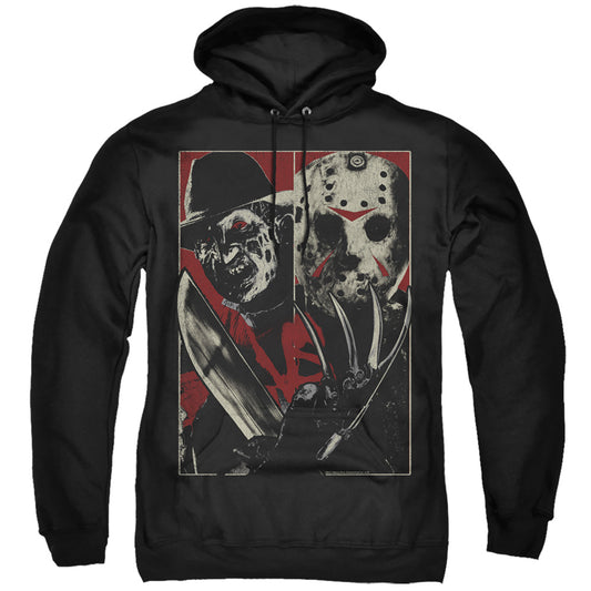 Freddy Vs Jason Vs Mens Hoodie Black