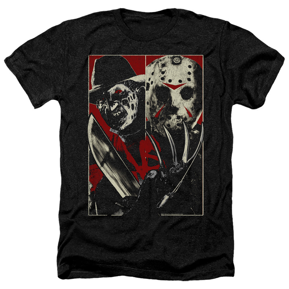 Freddy Vs Jason Vs Heather Mens T Shirt Black