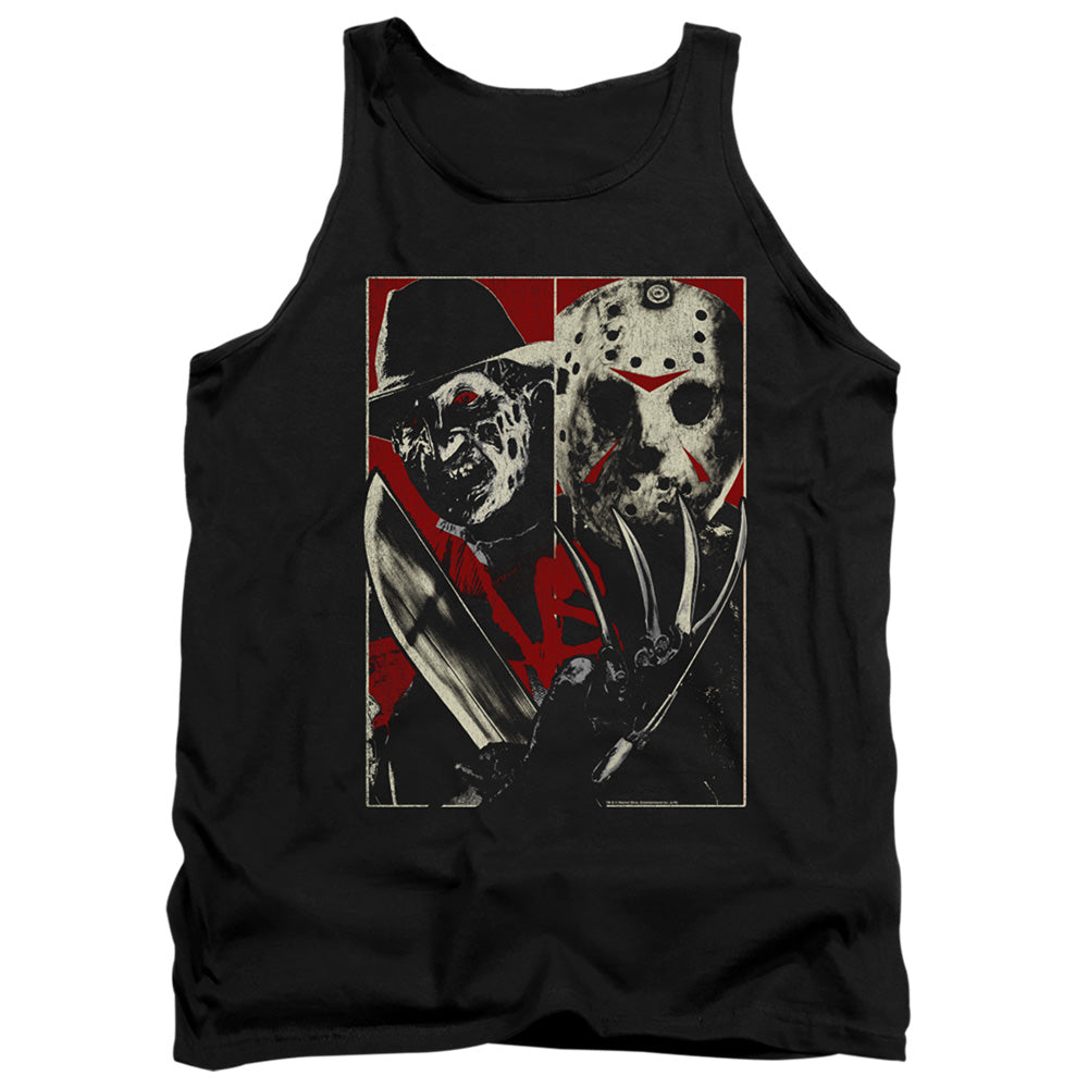 Freddy Vs Jason Vs Mens Tank Top Shirt Black