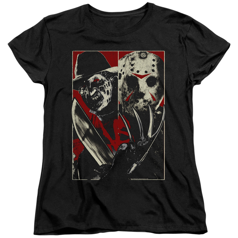 Freddy Vs Jason Vs Womens T Shirt Black